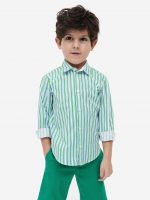 23Y2-090 H&M Cotton Shirt - Áo sơ mi bé trai