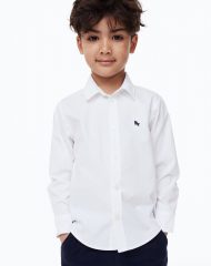 23Y2-088 H&M Cotton Shirt - Áo sơ mi bé trai