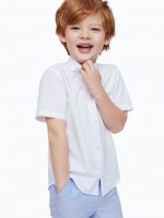 23Y2-080 H&M Easy-iron Shirt - Áo sơ mi bé trai