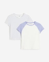 23Y2-052 H&M 2-pack T-shirts - Từ 14 tuổi trở lên