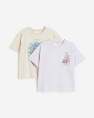 23Y2-050 H&M 2-pack Printed T-shirts - Category