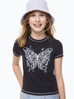 23Y2-048 H&M Printed T-shirt - 12-14 tuổi