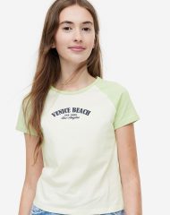 23Y2-045 H&M Printed T-shirt - Từ 14 tuổi trở lên
