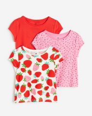 23U1-014 H&M 3-pack Jersey Tops - Category