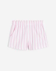 23U1-012 H&M Patterned Paper-bag Shorts - 7 tuổi