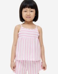 23U1-011 H&M Sleeveless Cotton Top - Áo thun bé gái