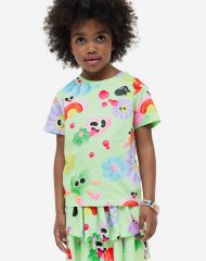 23U1-009 H&M Printed Jersey Top - Category