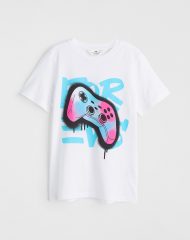 23U1-042 H&M Printed T-shirt - Từ 14 tuổi trở lên