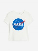 23U1-024 H&M Printed T-shirt - 12-14 tuổi