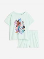 23U1-022 H&M Printed jersey pyjamas - 10-12 tuổi