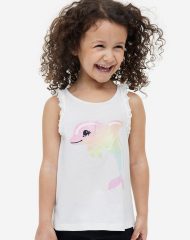 23U2-005 H&M Ruffle-trimmed Tank Top - Category