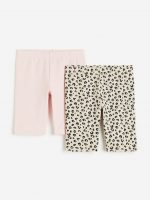 23U2-010 H&M 2-pack Cycling Shorts - Quần dài, quần Jean, legging bé gái