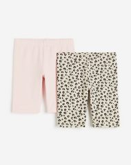 23U2-010 H&M 2-pack Cycling Shorts - 4-6 tuổi