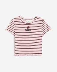 23U2-040 H&M Printed T-shirt - Áo thun bé gái