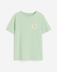 23U2-132 H&M Printed cotton T-shirt - Từ 14 tuổi trở lên