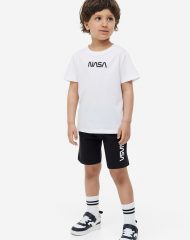 23U2-124 H&M 2-piece Cotton Set - Đồ bộ cho bé trai