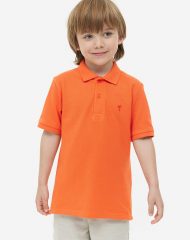 23U2-097 H&M Cotton Pique Polo Shirt - 9-10 tuổi