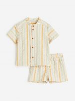 23U2-077 H&M 2-piece Seersucker Set - 18-24 tháng