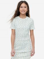23U2-068 H&M Gathered Dress - Váy, đầm bé gái