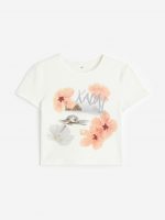 23U2-046 H&M Printed T-shirt - 12-14 tuổi