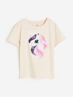23L1-002 H&M T-shirt with Motif - HÀNG GIẢM GIÁ