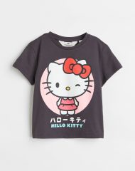 23L1-006 H&M Printed T-shirt - Áo thun bé gái