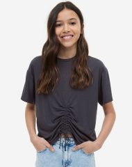 23L1-040 H&M Drawstring T-shirt - 8-10 tuổi