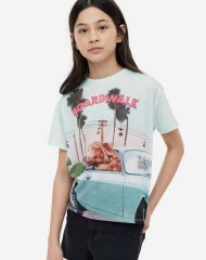 23L1-037 H&M Oversized T-shirt - 9-10 tuổi