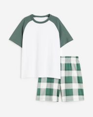 23L1-077 H&M Cotton jersey pyjamas - Đồ bộ cho bé trai