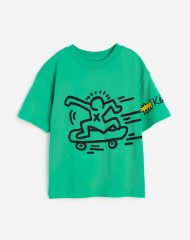 23L1-058 H&M Printed T-shirt - 4 tuổi