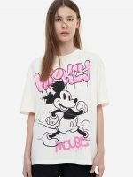 23L1-045 H&M Printed Cotton T-shirt - Từ 14 tuổi trở lên