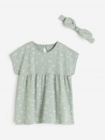 23L2-009 H&M Dress and Hairband Set - Váy, đầm bé gái