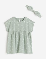 23L2-009 H&M Dress and Hairband Set - Váy, đầm bé gái