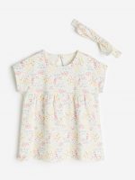 23L2-008 H&M Dress and Hairband Set - 12-18 tháng