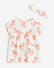 23L2-010 H&M Dress and Hairband Set - Váy, đầm bé gái