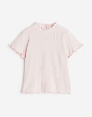 23L2-002 H&M Pointelle Jersey Top - 18-24 tháng