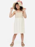 23L2-020 H&M Crochet-look Dress - Váy, đầm bé gái