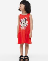 23L4-001 H&M Printed Cotton Dress - 8 tuổi