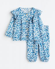 23L3-006 H&M 2-piece Cotton Set - Đồ bộ cho bé gái