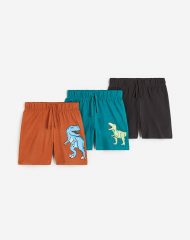 23L3-083 H&M 3-pack Pull-on Shorts - 7 tuổi