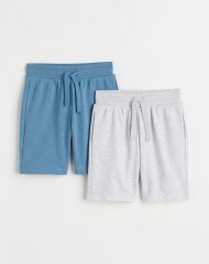 23L3-081 H&M 2-pack Sweatshorts - 6-8 tuổi