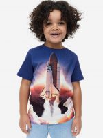 23L3-067 H&M Printed Jersey T-shirt - Áo thun bé trai