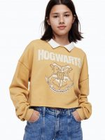 23L3-039 H&M Boxy Printed Sweatshirt - Từ 14 tuổi trở lên