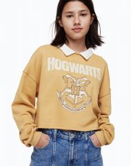 23L3-039 H&M Boxy Printed Sweatshirt - BÉ GÁI