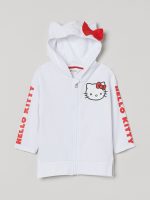 23G1-019 H&M Printed Hooded Jacket - Áo khoác - Áo lạnh - Áo len bé gái