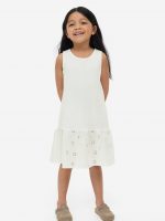 23G1-024 H&M A-line Cotton Dress - Váy, đầm bé gái