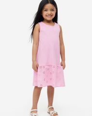 23G1-025 H&M A-line Cotton Dress - 6 tuổi