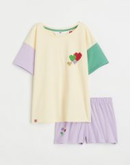 23G1-029 H&M Pyjama T-shirt and shorts - 4 tuổi