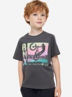 23G1-063 H&M Cotton T-shirt - Áo thun bé trai