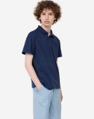 23G1-095 H&M Jersey Polo Shirt - 12-14 tuổi